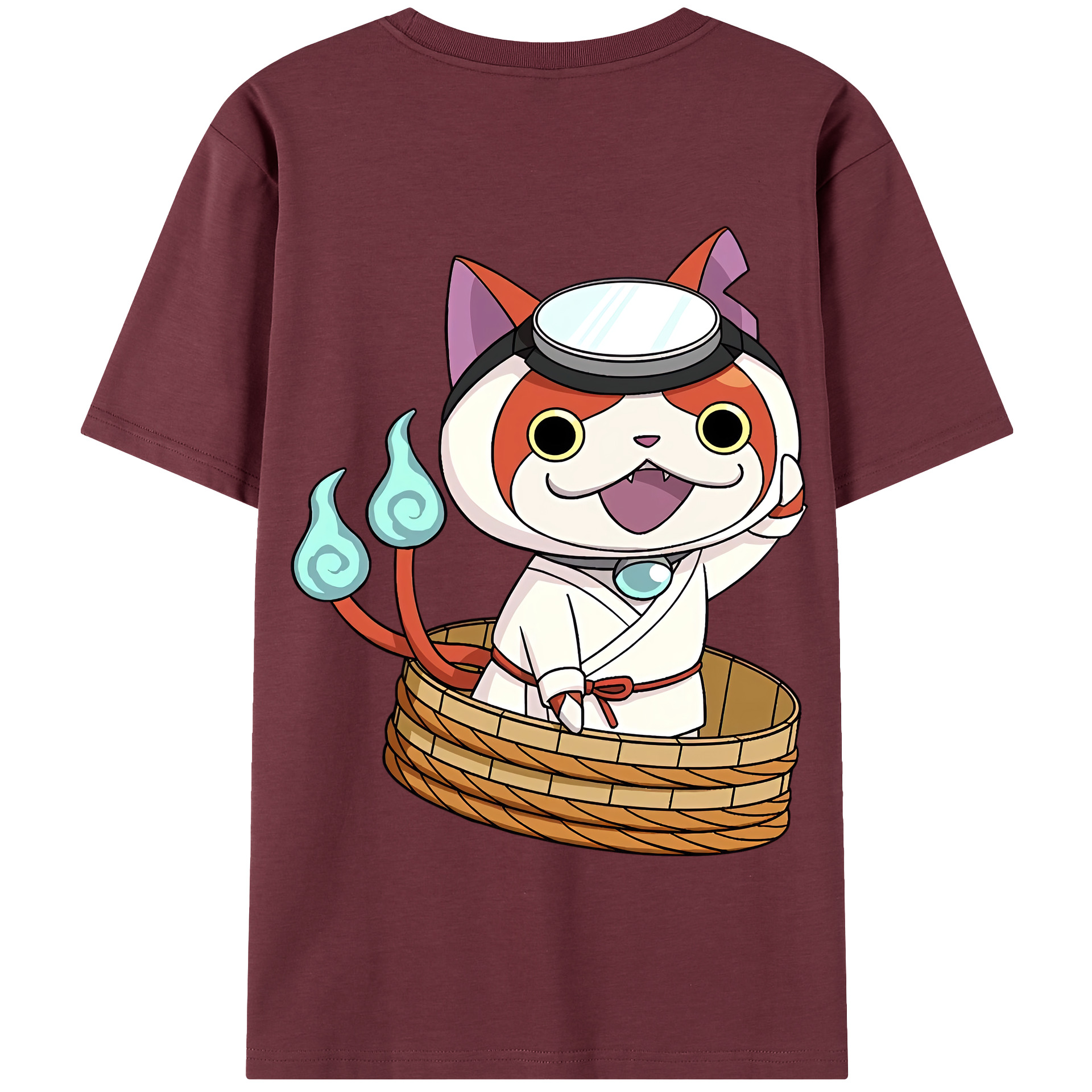 （画像用） 妖怪ウォッチ Yo-kai Watch 綿100％半袖Tシャツ（背面プリント）